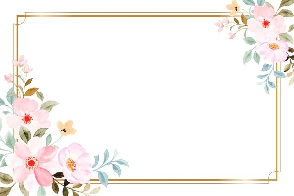 цветочная рамка