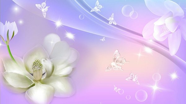 цветочные фоны