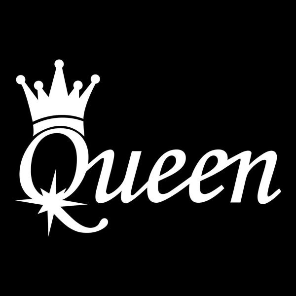наклейка queen