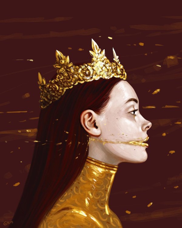 девушка в короне