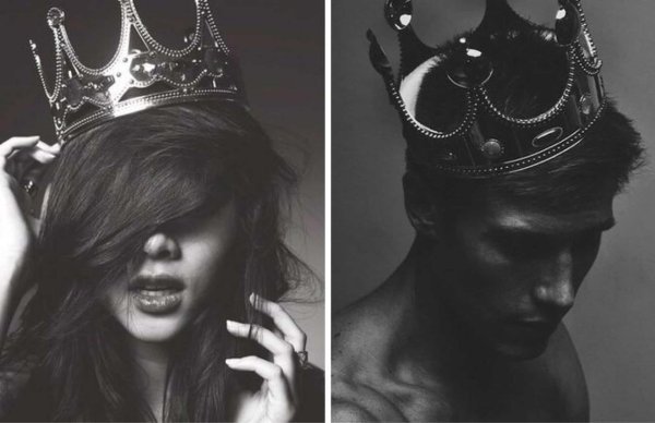 парень в короне