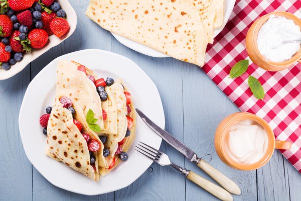 блинчики на завтрак