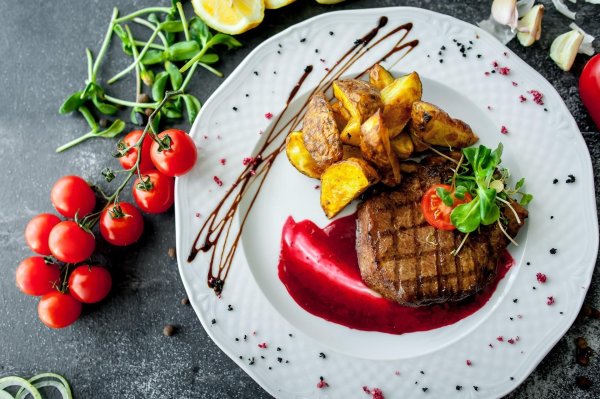 красивая подача блюд