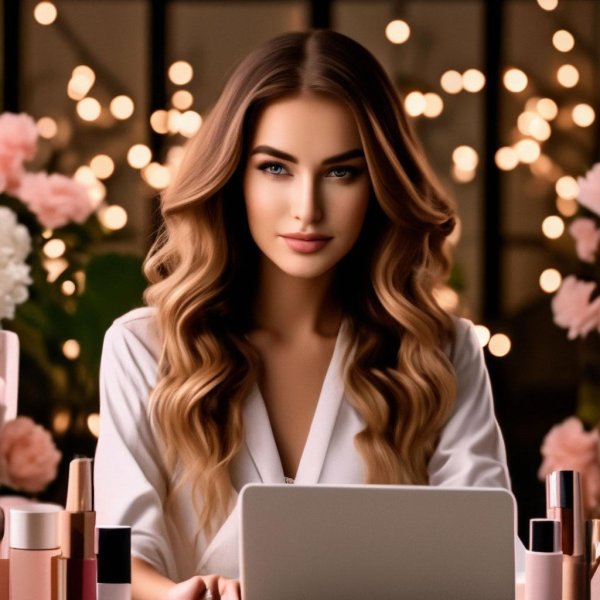 стильная девушка