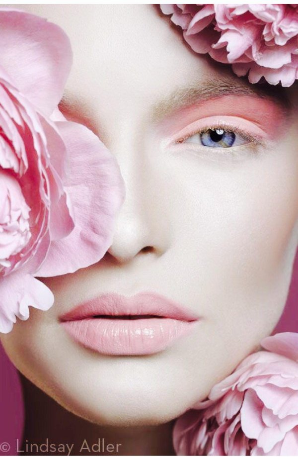 цветочный макияж