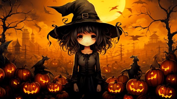 хэллоуин арты