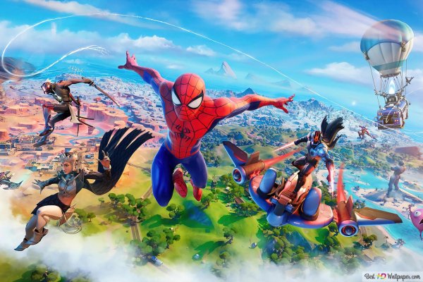 человек паук фортнайт