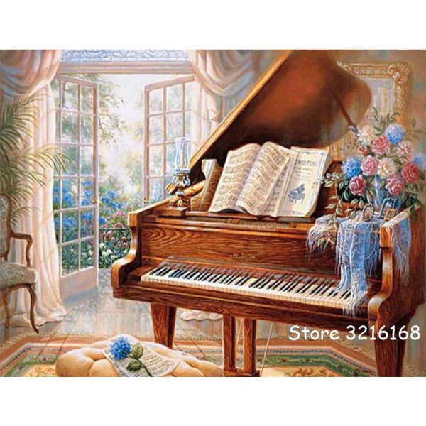 вышивка рояль