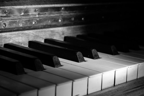 чёрно белые клавиши