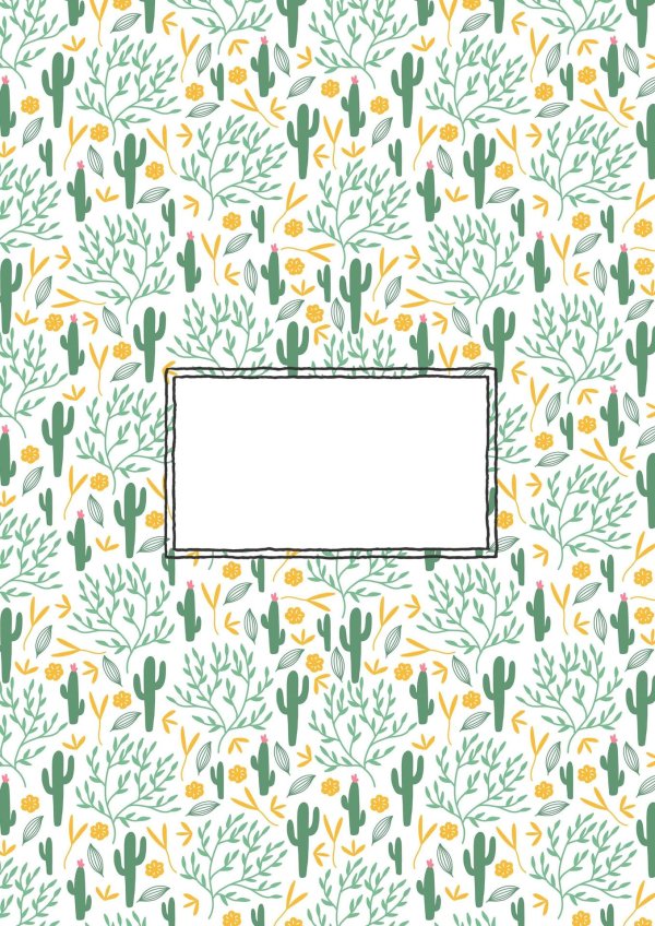 фон кактусы