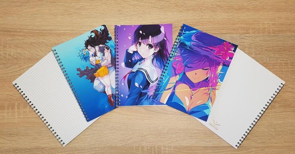 аниме тетрадки