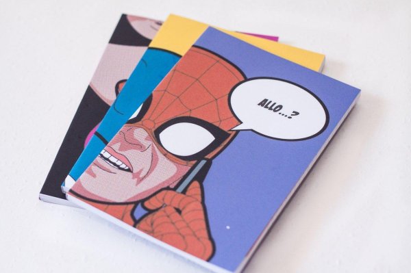 блокнот марвел