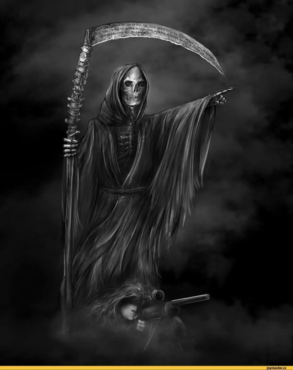 коса смерти рисунок