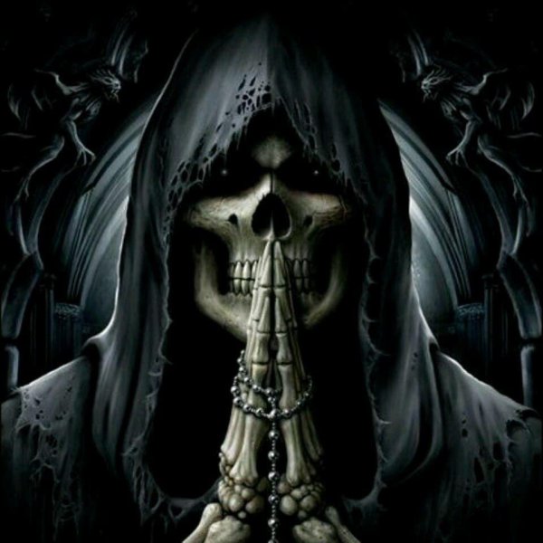 санта муэрте арт скелет