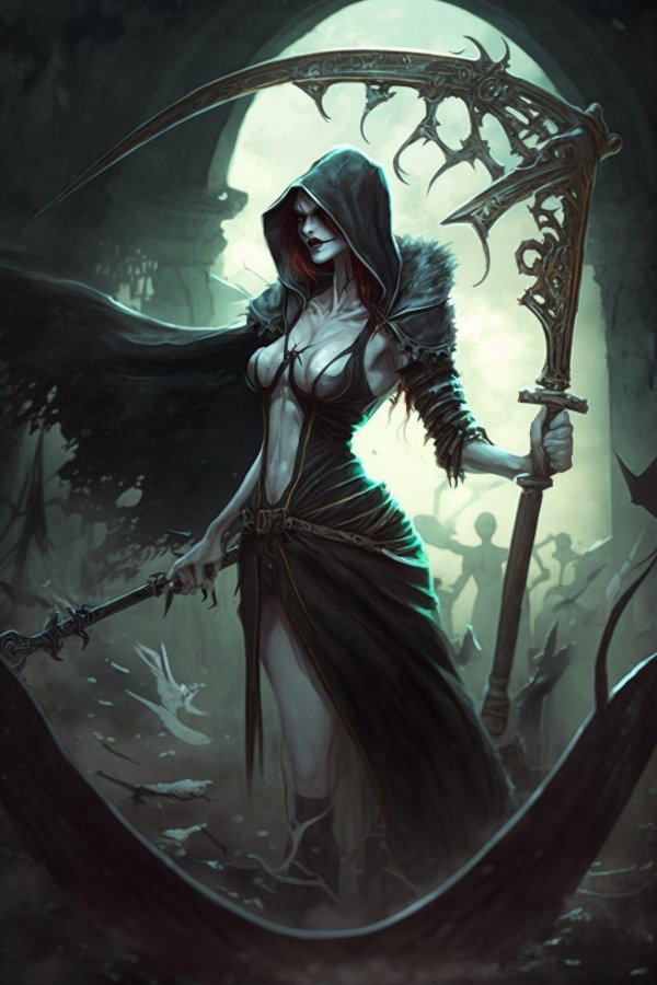 девушка оккультист фэнтези