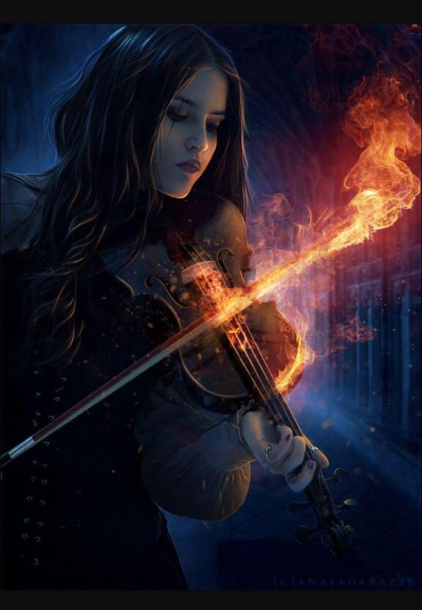 скрипачка фэнтези