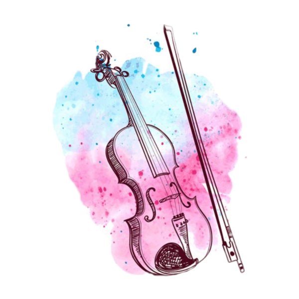 музыкальные инструменты акварель