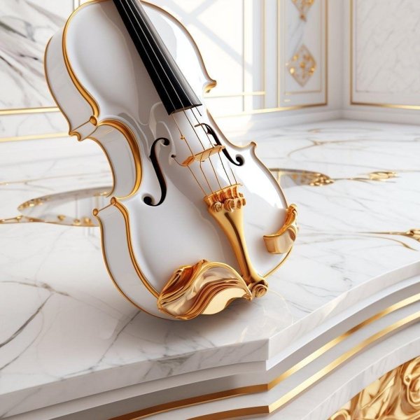 скрипка музыкальная