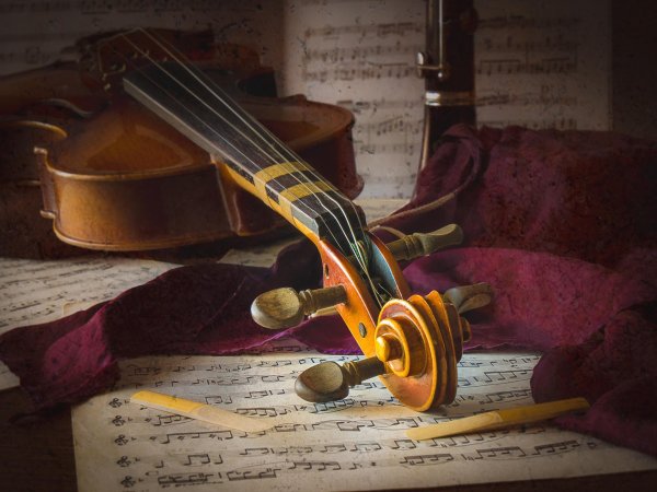 скрипка ноты