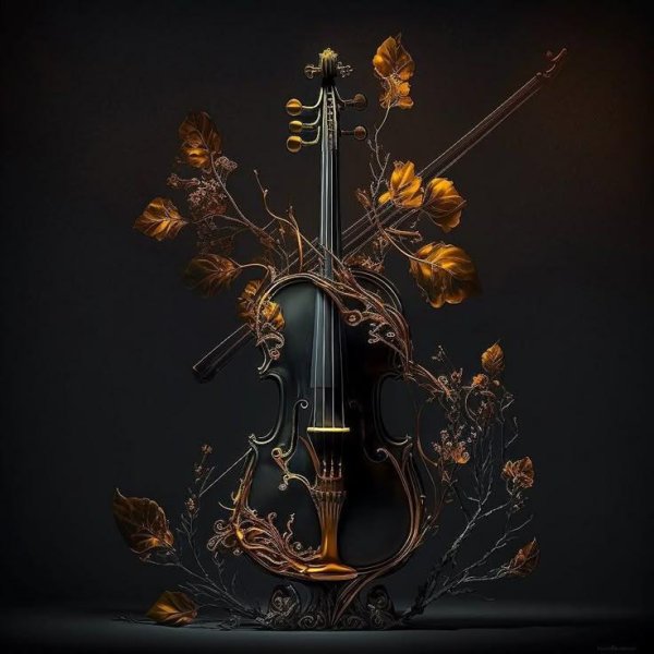 скрипка картина