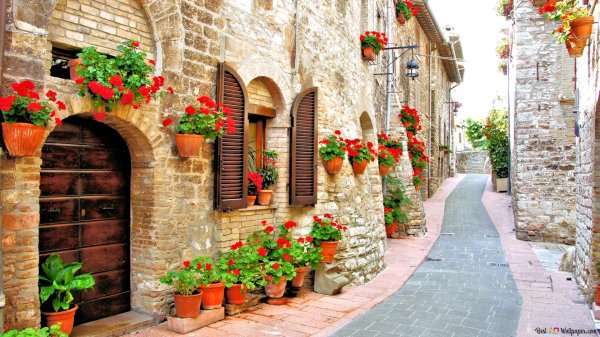 уютный дворик италия тоскана