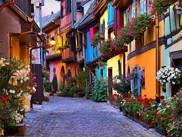 европейская улочка