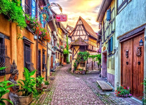 европейская улочка