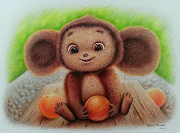 чебурашка рисунки