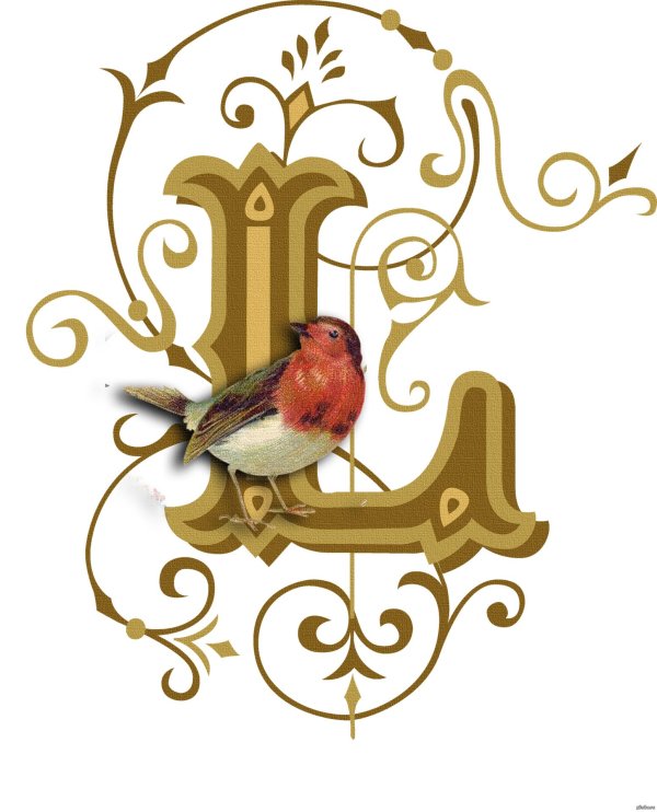 винтажные буквы