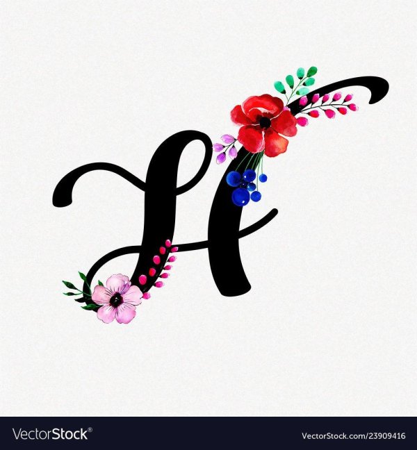 цветочный алфавит