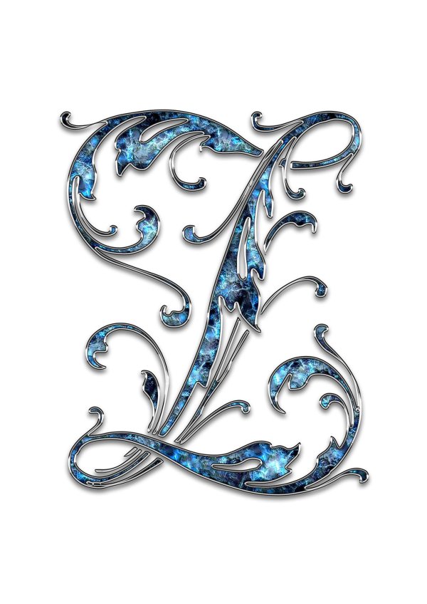 буквы с вензелями