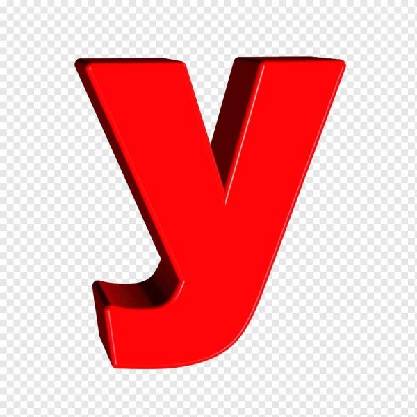 буква у красная