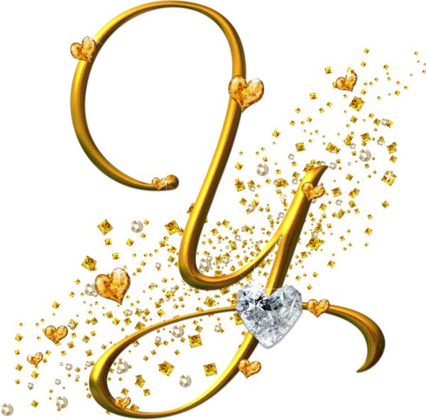 золотые буквы на прозрачном фоне