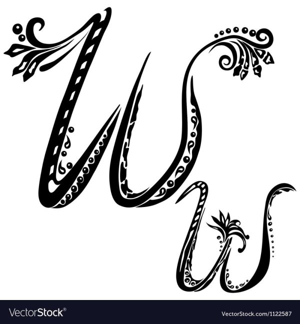 декоративная буква