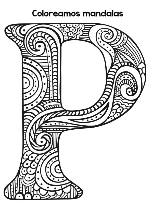 раскраска буквы алфавита