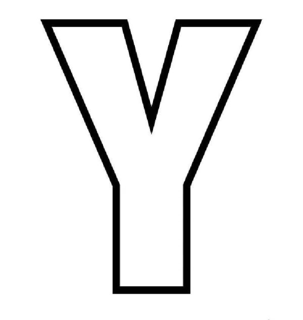 трафарет английских букв