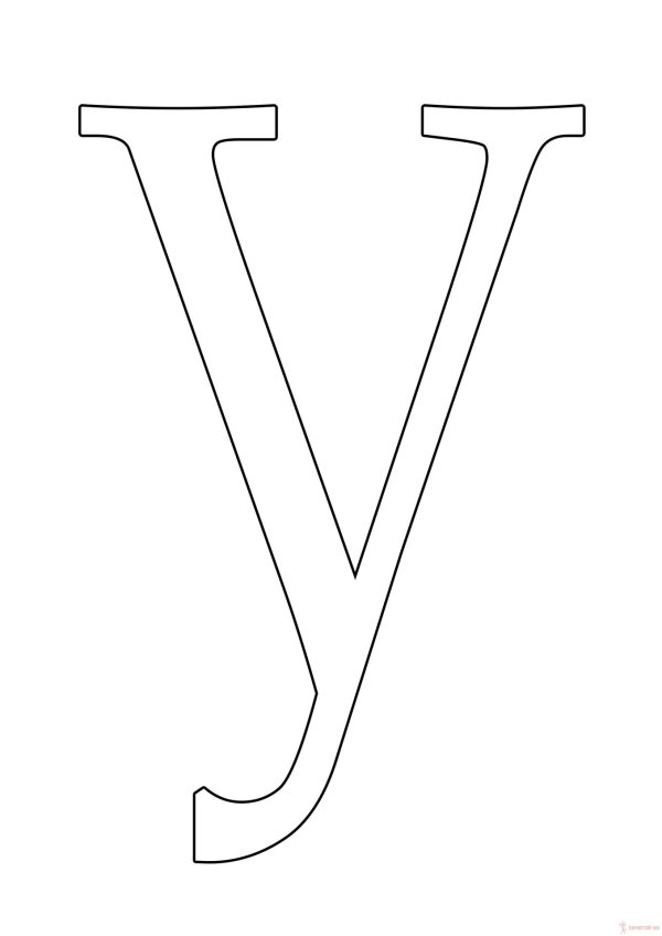 трафарет букв