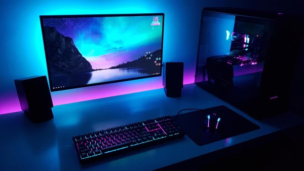 геймерские комнаты с подсветкой