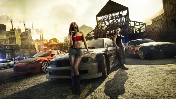 need for speed most wanted 2005 девушка