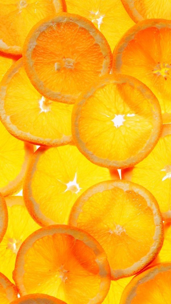 оранжевый фон для телефона