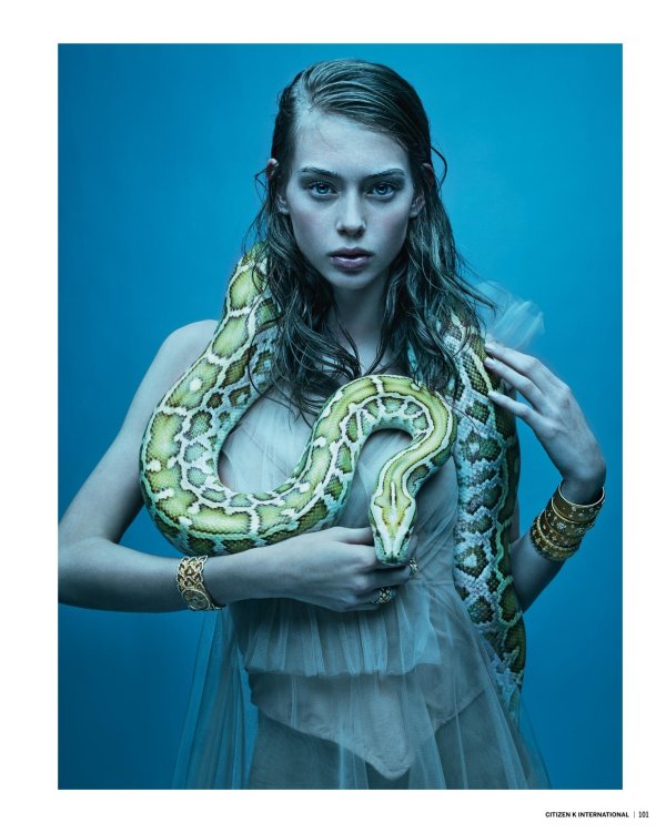 фотосессия со змеями