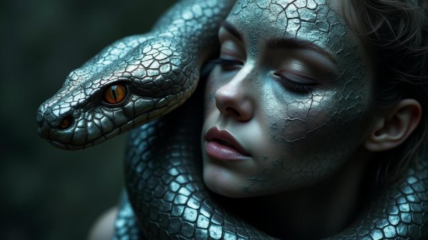 девушка змей