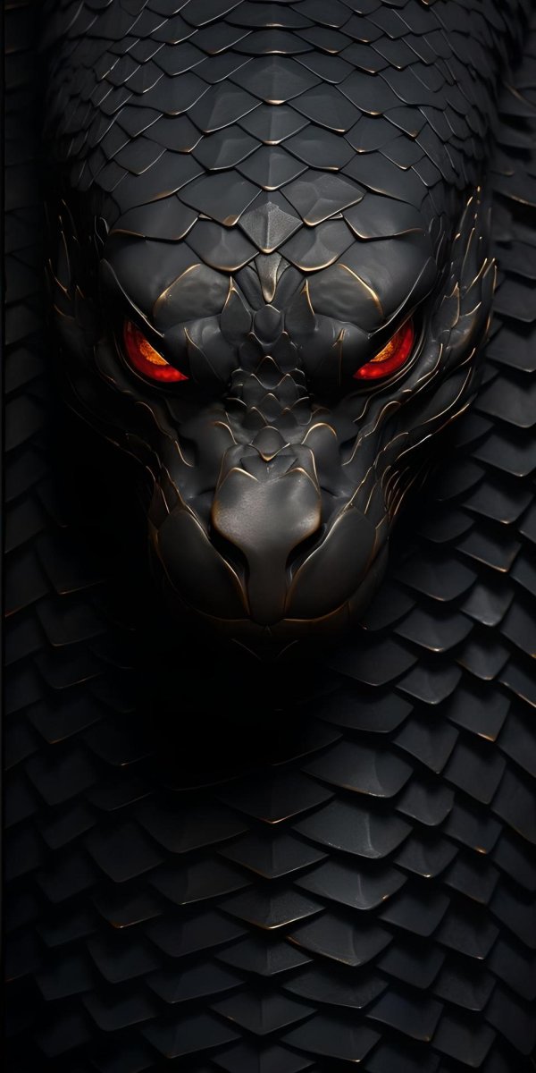 змеи черные