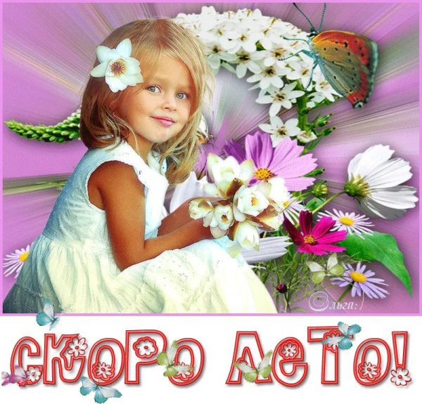 летние открытки