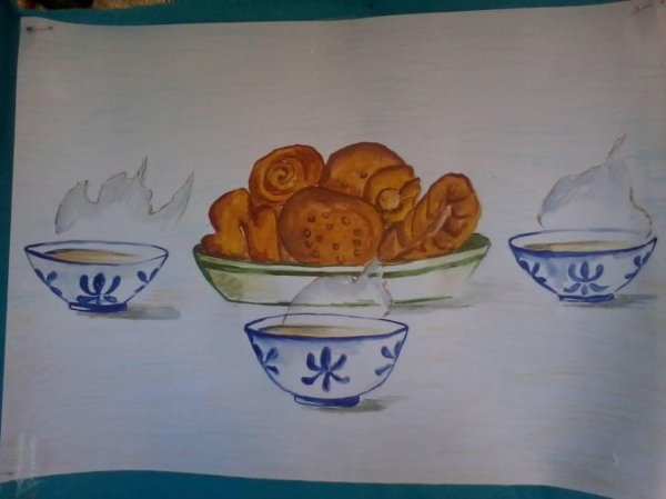 выпечка рисунки