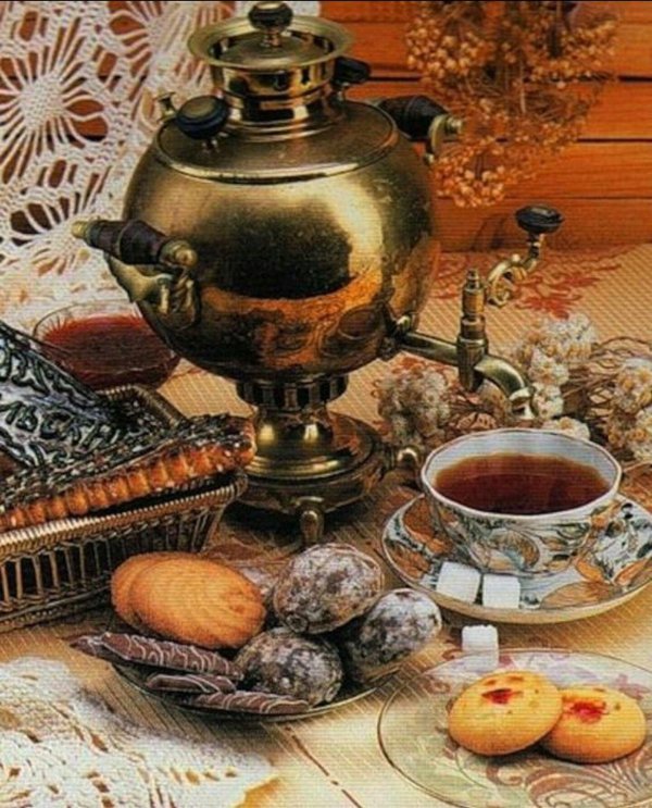 чай самовар