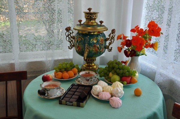 чай самовар