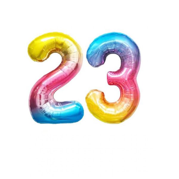 фольгированные шары цифры