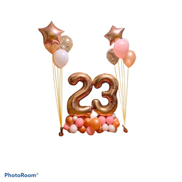 шары с цифрами