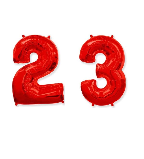 цифра 2 красного цвета